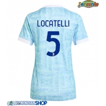 Maglie da calcio Juventus Manuel Locatelli #5 Seconda Maglia Femminile 2025-26 Manica Corta